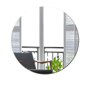 Espelhos Decorativos Adesivos Redondos e Quadrados – Mini Espelhos Flexíveis em Acrílico para Parede e Móveis